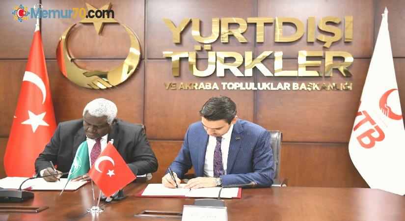 YTB ve Afrika Birliği arasında iş birliği protokolü imzalandı