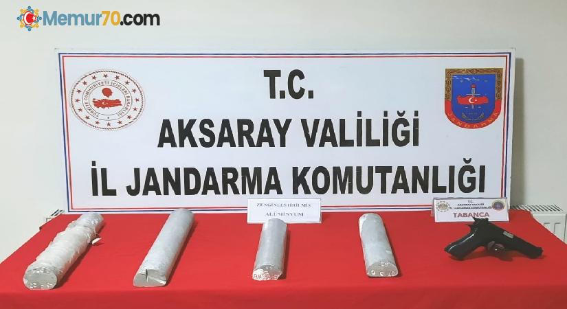 Aksaray jandarmadan 40 milyonluk “saf alüminyum” kaçakçılığı operasyonu