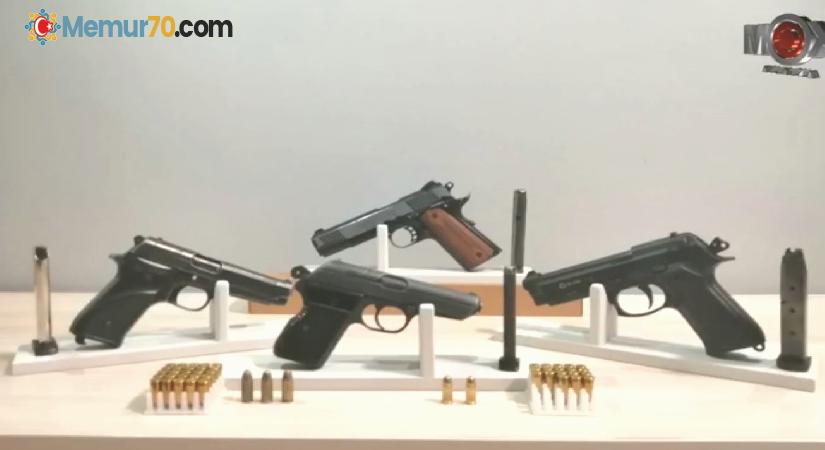 Antalya’da yasa dışı silah ticaretine polis baskını