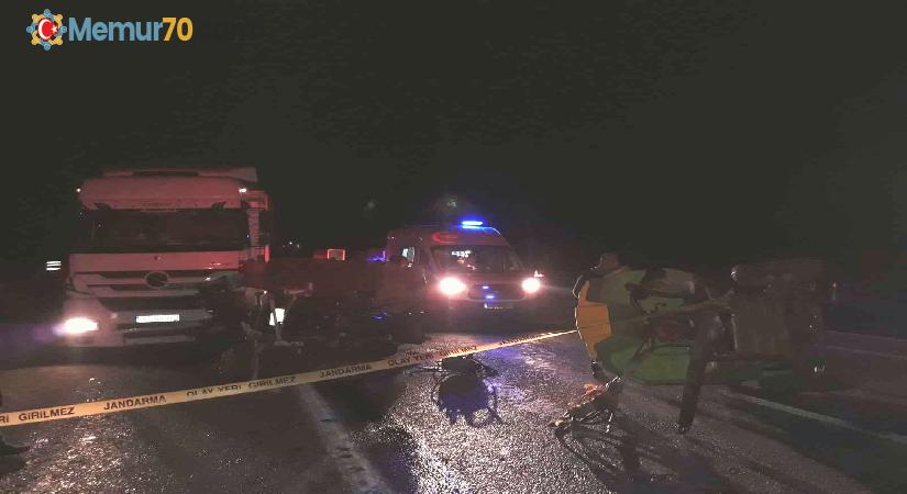 Malatya’da tır traktöre çarptı: 1 ölü