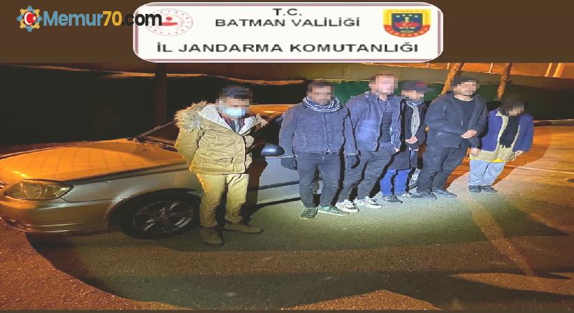 Batman’da 5 düzensiz göçmen yakalandı