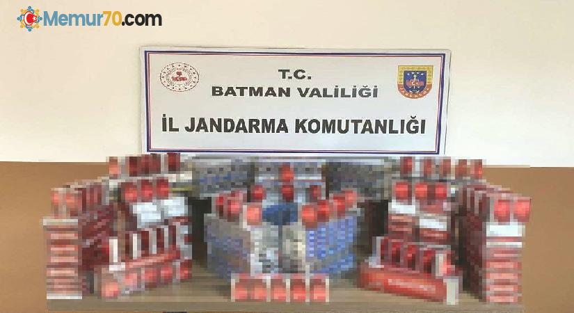 Batman’da bin 600 paket kaçak sigara ele geçirildi