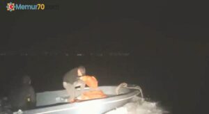 Denizin ortasında polis ile avcıların kovalamacası böyle kaydedildi