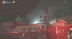 Esenyurt’ta plastik fabrikasındaki yangın söndürüldü