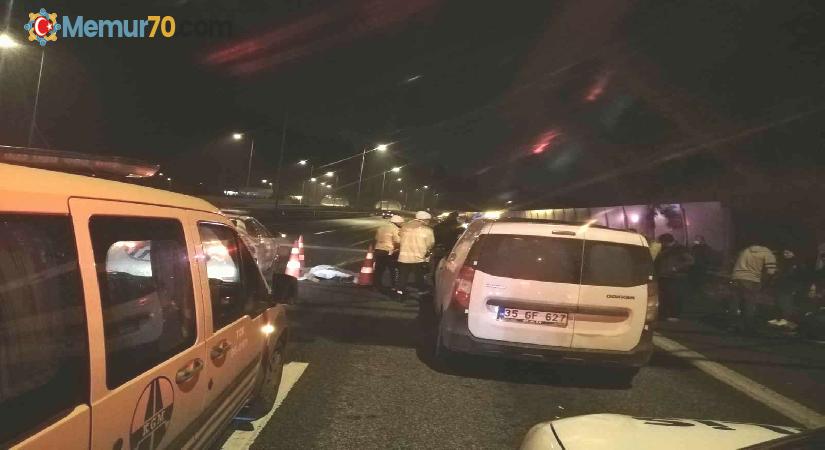 İzmir’de hafif ticari aracın çarptığı yaya öldü