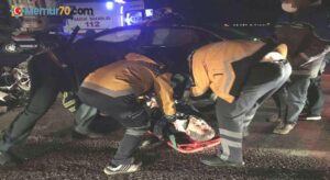 Kamyona çarpan otomobilin sürücüsü hayatını kaybetti