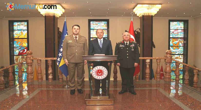 Milli Savunma Bakanı Akar, Bosna Hersek Genelkurmay Başkanı Masovic’i kabul etti