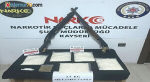 Piyasa değeri 600 bin TL olan uyuşturucu madde ele geçirildi