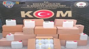 Polisin durdurduğu araçtan 520 kilogram etil alkol çıktı