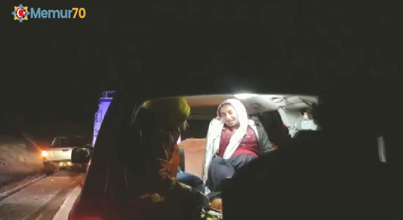 Siirt’te kar yolları kapattı, doğum sancısı tutan kadın ekiplerce kurtarıldı