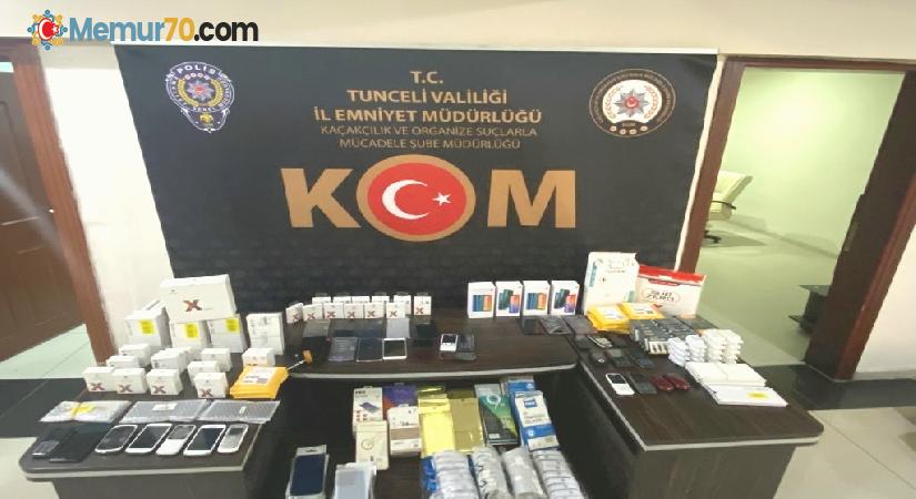 Tunceli’de kaçakçılık operasyonu: 4 gözaltı