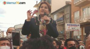 Uşak’ta Akşener’e şok protesto