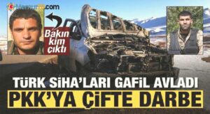Türk SİHA’ları tepelerine çöktü!