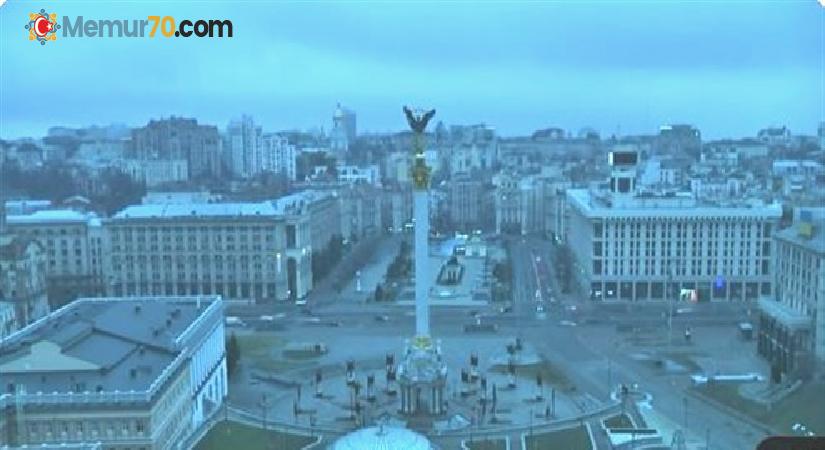 Ukrayna’nın başkenti Kiev’de siren sesleri duyuldu.