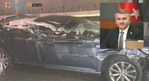 AK Parti Milletvekili trafik kazası geçirdi