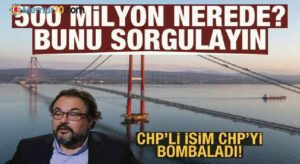CHP’li isim CHP’yi bombaladı: 500 milyon lira nerede? Asıl bunu sorgulayın