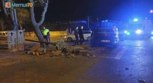 Ankara’da iki otomobilin çarpıştığı kazada 3 kişi yaralandı
