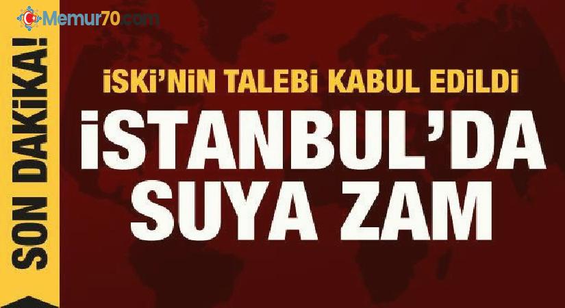 İstanbul’da suya yüzde 29 zam