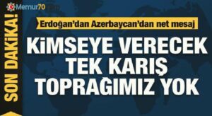 Erdoğan’dan net mesaj: Kimseye verecek tek karış toprağımız yok