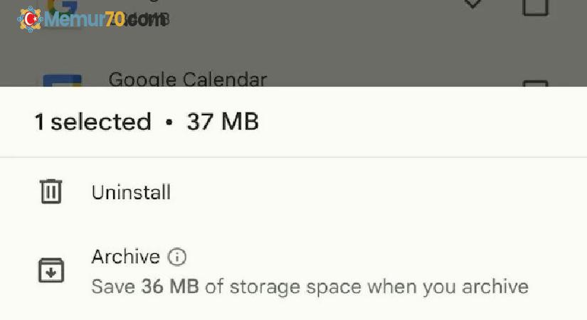 Android’te yetersiz depolama alanı sorununu çözen özellik: Uygulama arşivleme