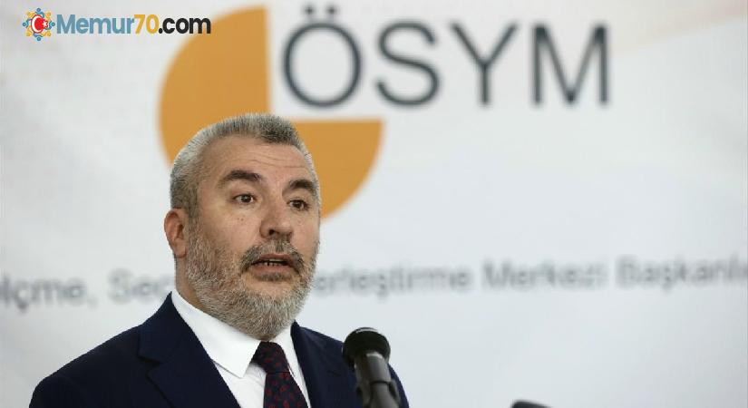 ÖSYM Başkanı Ersoy’dan KPSS açıklaması