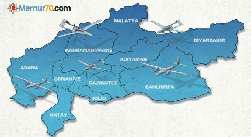 İHA ve SİHA’lar deprem bölgesinde göreve devam ediyor