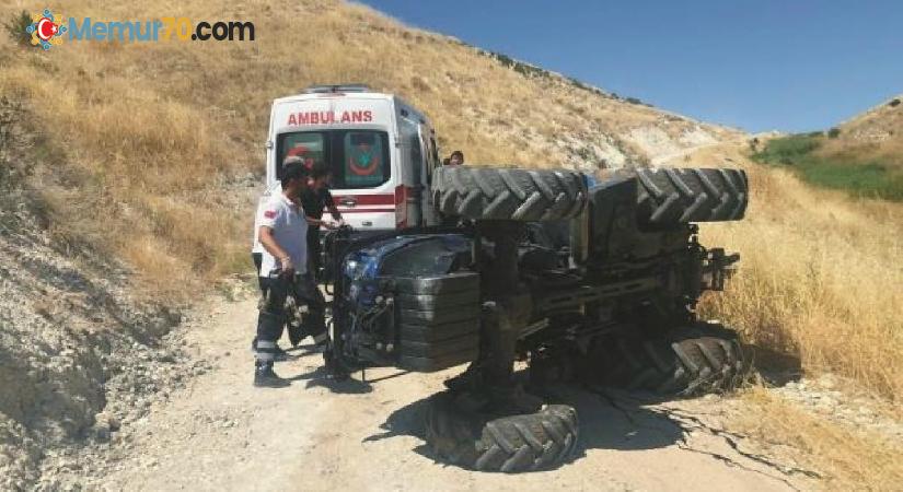 Adıyaman’da traktör devrildi: 1 ölü, 1 yaralı