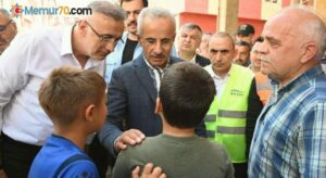 Bakan Uraloğlu’ndan bisikletleri sele kapılan çocuklara süpriz!