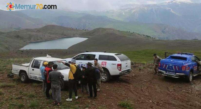 Türkiye’nin en yüksek göllerinden kabul ediliyor! Mahsur kalan 5 kişi kurtarıldı
