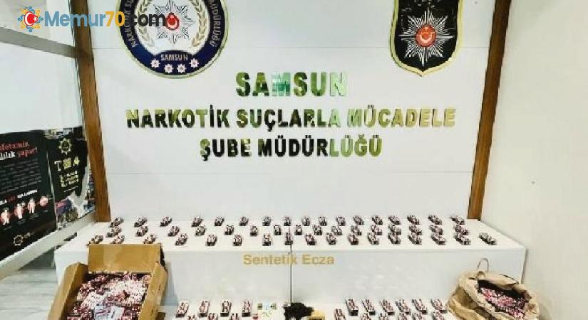 Samsun’da uyuşturucu operasyonunda 3 gözaltı