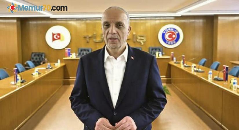 TÜRK-İŞ Başkanı Ergün Atalay, kamu işçisine ek zam talep etti
