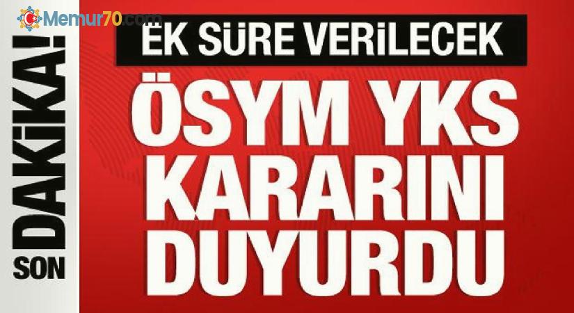 ÖSYM’den YKS’ye girecek engelli adaylar için “ek süre verilmesi” kararı