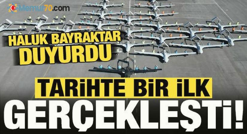 Haluk Bayraktar müthiş başarıyı duyurdu! Tarihte bir ilk gerçekleşti…