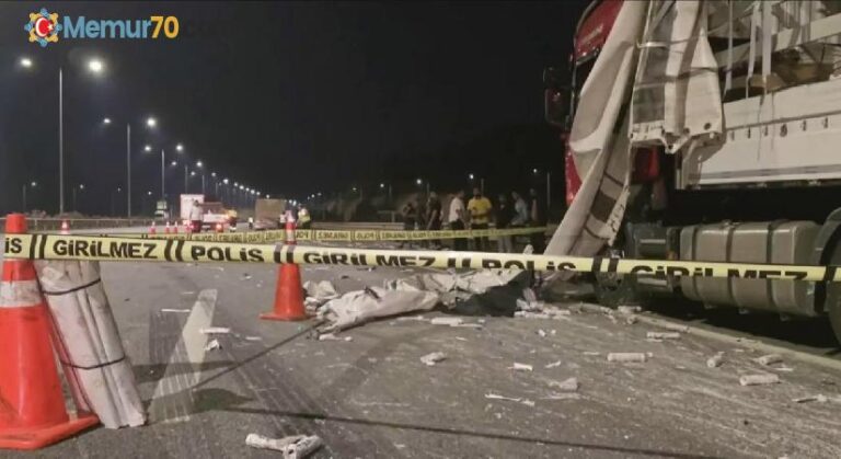 Kuzey Marmara Otoyolu’nda feci kaza: 1 kişi hayatını kaybetti