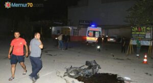 Tokat’ta otomobil karşı şeride geçip motosiklete çarptı: 2 yaralı