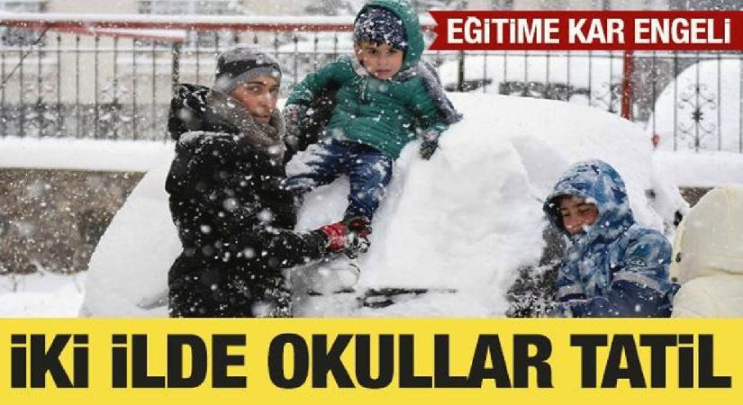 Artvin ve Rize’nin bazı ilçelerinde okullar tatil edildi