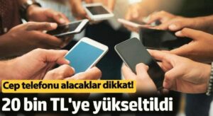 Cep telefonu alacaklar dikkat!