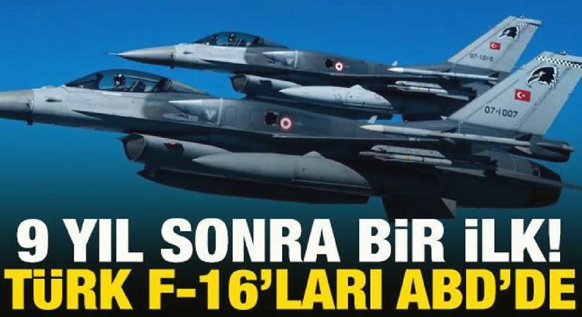 Türk F-16’ları ABD’de! 9 yıl sonra Red Flag’a katılacaklar