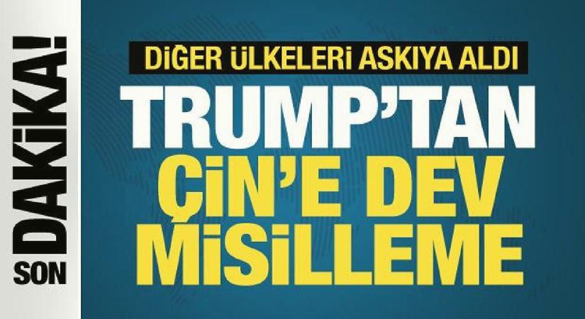 Trump, Çin’e uygulanacak vergiyi yüzde 125’e çıkardı