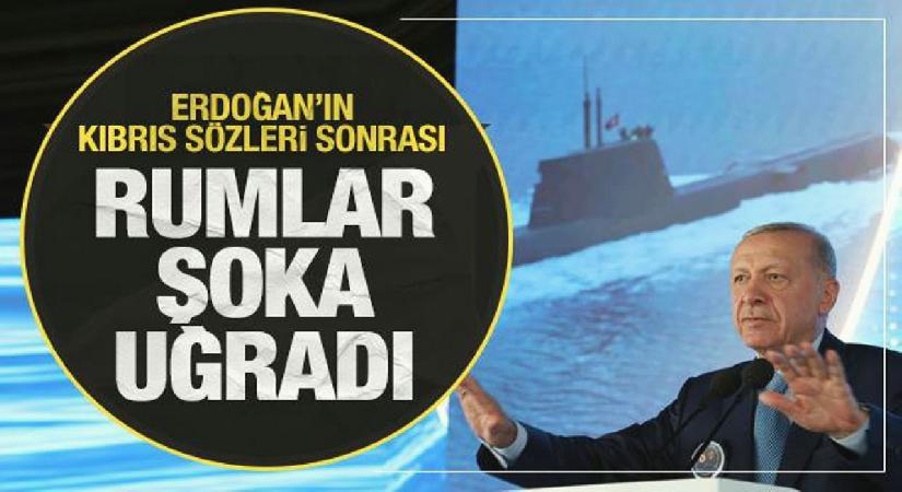 Erdoğan’ın Kıbrıs sözleri Rumları şoka uğrattı! Tarihi mesajı böyle gördüler