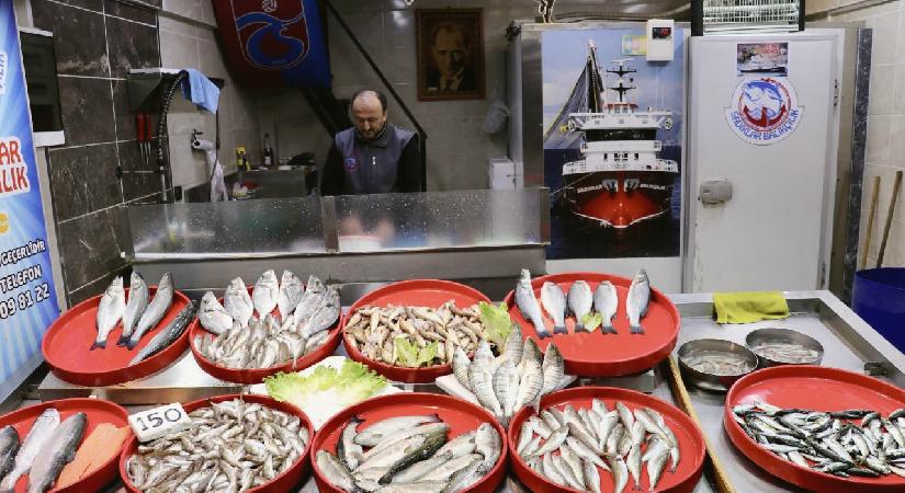 Trabzon’da balıkçı tezgahlarında çeşitlilik sürüyor