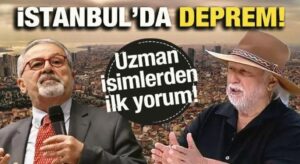 Uzman isimlerden ilk deprem yorumu