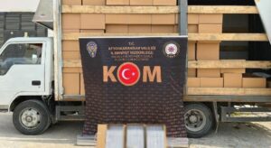 2 milyon 820 bin adet mükerrer bandrollü boş makaron ele geçirildi