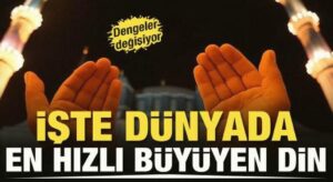 Batılı araştırma: Müslümanların dünya genelindeki nüfus artışı birinci sırada