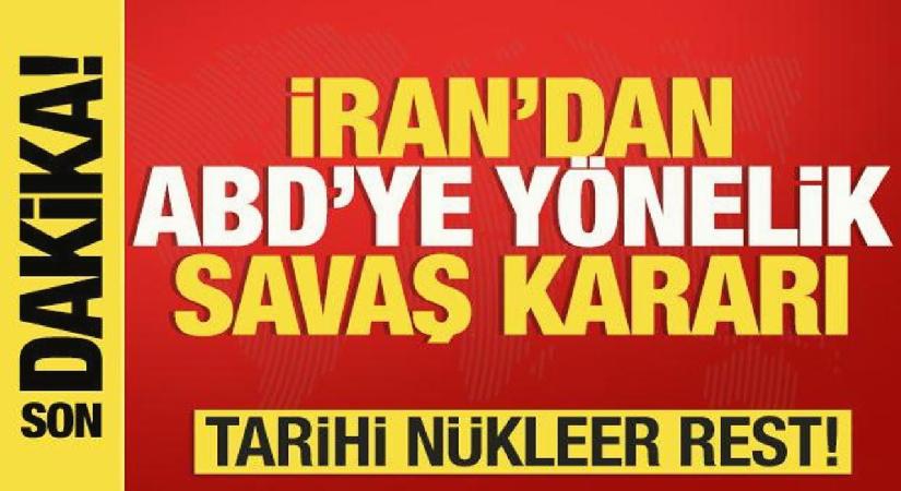 Son dakika haberi! İran’dan ABD’ye yönelik savaş kararı!