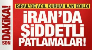 Son dakika: İsrail, İran’ı vurdu! Tahran’da şiddetli patlamalar! Acil durum ilan edildi