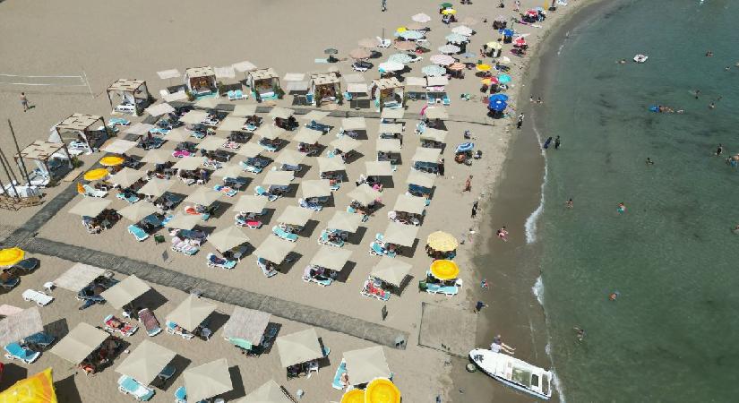 Tekirdağ’ın mavi bayraklı plajlarında yoğunluk yaşanıyor