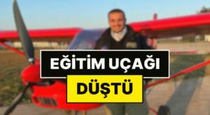 Adana’da Eğitim Uçağı Düştü