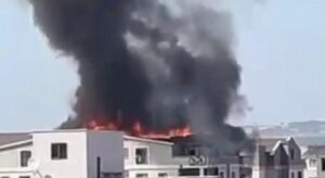 Bursa’da 6 katlı apartmanda yangın