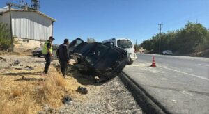 Elazığ’da trafik kazası: 3 yaralı